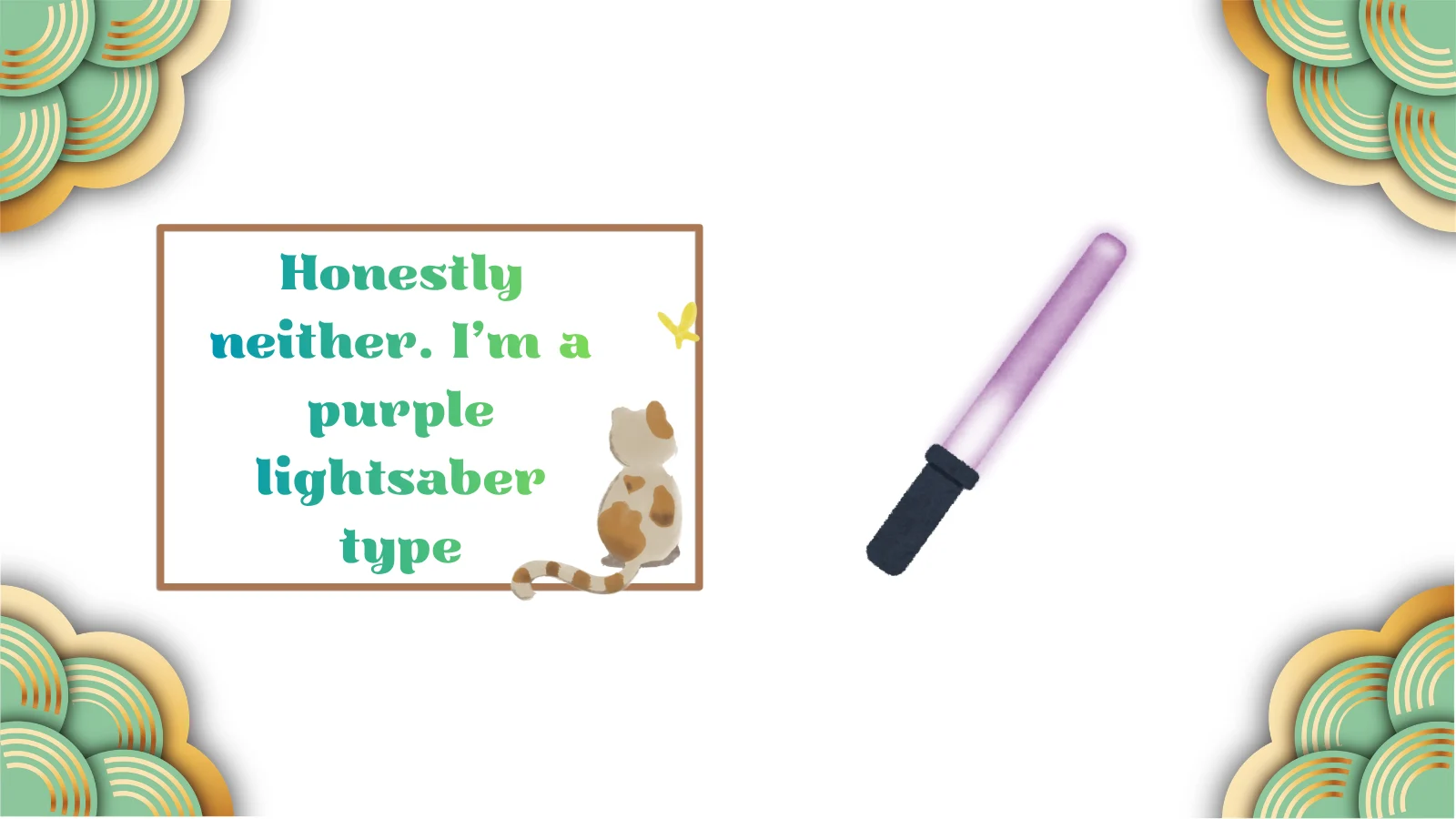 purple lightsaber meaning